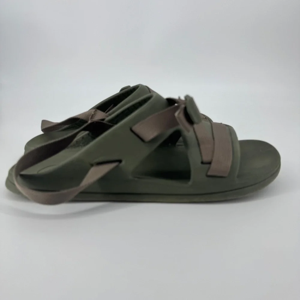 Chaco Chillos Sport Men 14 Olive Green‎ Adjustable Strap Recovery Sandal